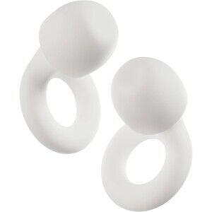 Loop Quiet 2 Ear Plugs – Ultra-Comfy Reusable Noise-Reducing Earplugs White